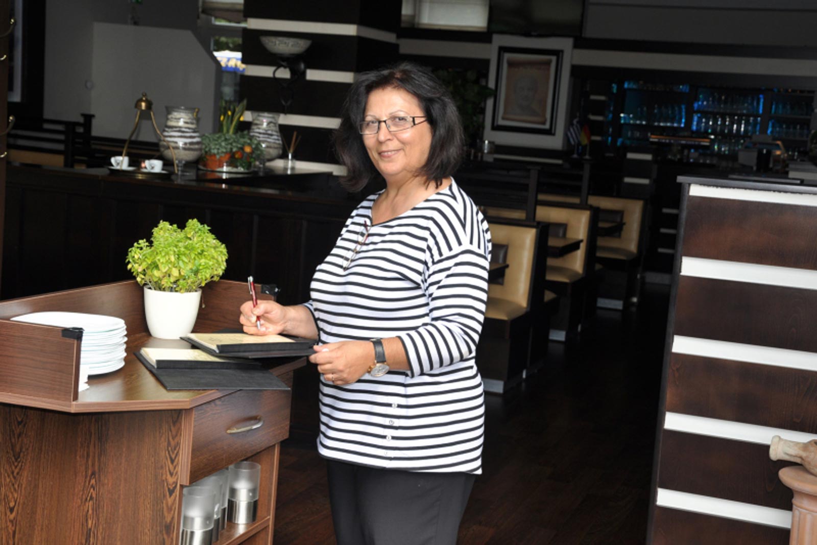 Service im Restaurant Hippokrates im Gastraum